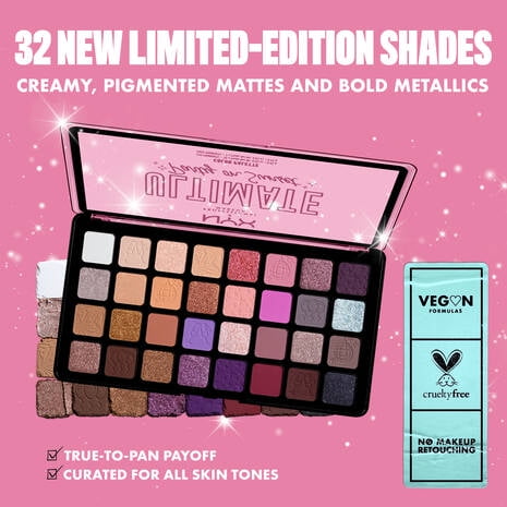 NYX Professional Makeup Party On Sunset 32-Color Eyeshadow Palette
