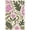 Pink, Pattern 1, variant on ODIKA 4'x6' Pink Olive Tulip Abstract Design Washable Area Rug Modern Floral Pattern with Organic Shapes for Bedroom, Reading Nook, Pet Friendly & Non-Shedding
