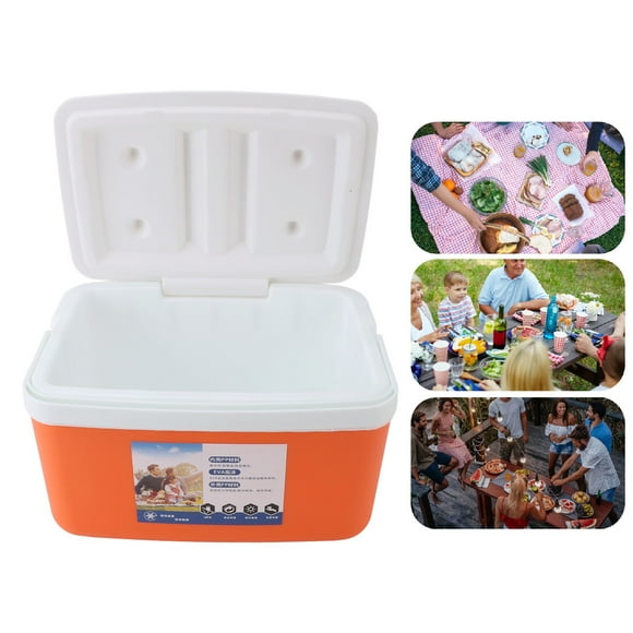 TOPINCN 8L Ice Cooler, Portable Hard Cooler Lunch Box with Heavy Duty Handle, Efficient Warm Cold Insulation Icebox Chest Bag, Small Travel Cooler for Camping Picnic Beach Fishing