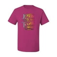 thumbnail image 2 of Jesus Is The Way John 14:6 Bible Verse Inspirational/Christian Men's Graphic T-Shirt, Fuschia, X-Large, 2 of 3