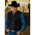 thumbnail image 3 of WYOMING TRADERS Adult Male Buckaroo Wool Vest, Regular, Color: Black, Size: L (VBBL), 3 of 3