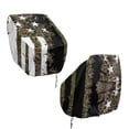 thumbnail image 2 of KUIFORTI American Flag Boat Seat Cover Foldable Outdoor Pontoon Captain Boat Bench Chair Cover UV Resistant Dust Resistant Universal Boat Accessories for Outdoor Yacht Ship Fishing, 2 of 7