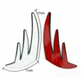 thumbnail image 5 of 3D Rubber Side Tank Pad Protector Gas Fit For Kawasaki ZX 6R 10R Z1000 Z750 White, 5 of 5
