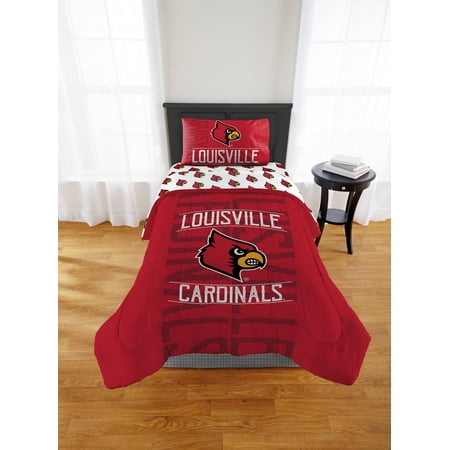Louisville Cardinals Jersey Comforter - NCAA Louisville Cardinals Twin or Full Comforter, 1 Each