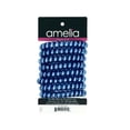 thumbnail image 2 of Amelia Beauty Products 8 Large Smooth Shiny Center Elastic Hair Coils, 2. 5in Diameter Thick Spiral Hair Ties, Gentle on Hair, Strong Hold and Minimizes Dents and Creases, Blue, 2 of 8