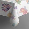 thumbnail image 5 of White Fairy Castle Pattern Square Tablecloth,Waterproof Square Table Cover,Wipeable Spillproof Washable Table Cover for Home Kitchen Party Decor 60"x60"(152x152cm), 5 of 6
