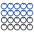 thumbnail image 1 of EeaseMX 20 silenciadores de silicona para etiquetas de identificación de perros, prácticos, para mascotas, 1 of 8