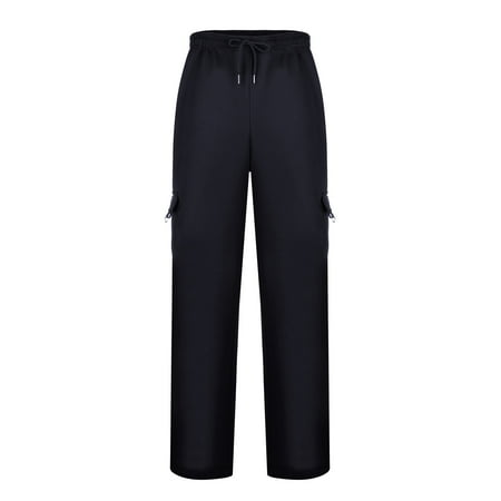 

Clothing for Men Rollback or Clearance Juebong Men s Rope Loosening Waist Solid Color Pocket Trousers Loose Sports Trousers