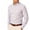 Orange, variant on Men's Button Up Shirt Soft Striped Long Sleeved Shirts with Pocket Dress Fall Winter Layer Up Tops Blue M
