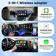CarlinKit TBOX S1,Android 13 Wireless CarPlay AiBox/Android Auto,Built-in GPS,Use for Car with Factory Wired CP/AA and Touchscreen,App Download,Support Video