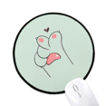 thumbnail image 1 of Tapis de Souris à Pression Mignon Adorable pour Bureau Rond pour Ordinateur, 1 of 2