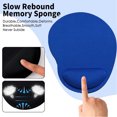 thumbnail image 3 of Mouse pad with Wrist support, ergonomic mouse pad, mouse pad with wrist support, gel mouse pad, 3 of 7