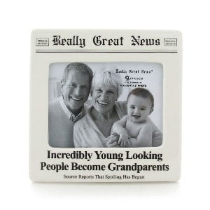 UPC 045544538930 product image for Enesco Really Great News - Incredibly Young Grandparents Picture Frame | upcitemdb.com