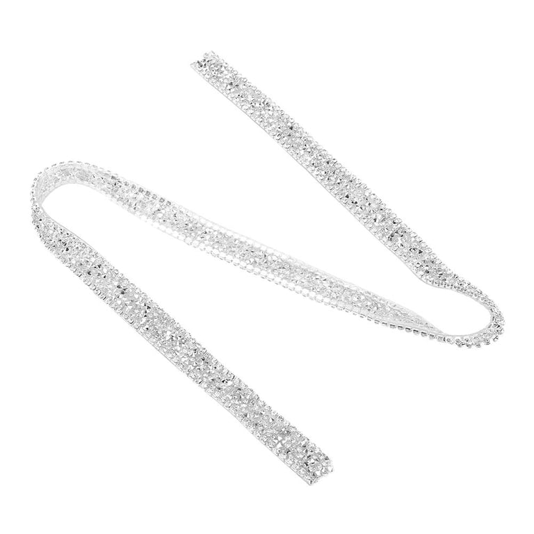 Sparkly Diamond Mesh Ribbon Roll - 15mm Crystal Rhinestone Trim For Crafts, Wedding, & Decor