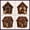 #05N Style D, variant on Halloween Wooden House 3D Rhinestone Diamond Art DIY Kit Pearl Bead Craft, Spooky Haunted Cottage Tabletop Decor, 5.7in