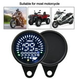 Geloo Universal Digital Motorcycle Speedometer and Tachometer Odometer ...