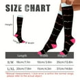 thumbnail image 3 of 10 Pairs Compression Socks for Women Men Support Socks Knee High Wide Calf Socks 20-30mmhg, 3 of 6