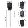 thumbnail image 2 of Coofit Soil Tester 3 in 1 Moisture Meter Sunlight Sensor PH Sensor Meter for Plant, 2 of 5