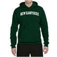 thumbnail image 2 of Wild Bobby State of New Hampshire College Style Unisex Hoodie Sweatshirt, 2 of 6