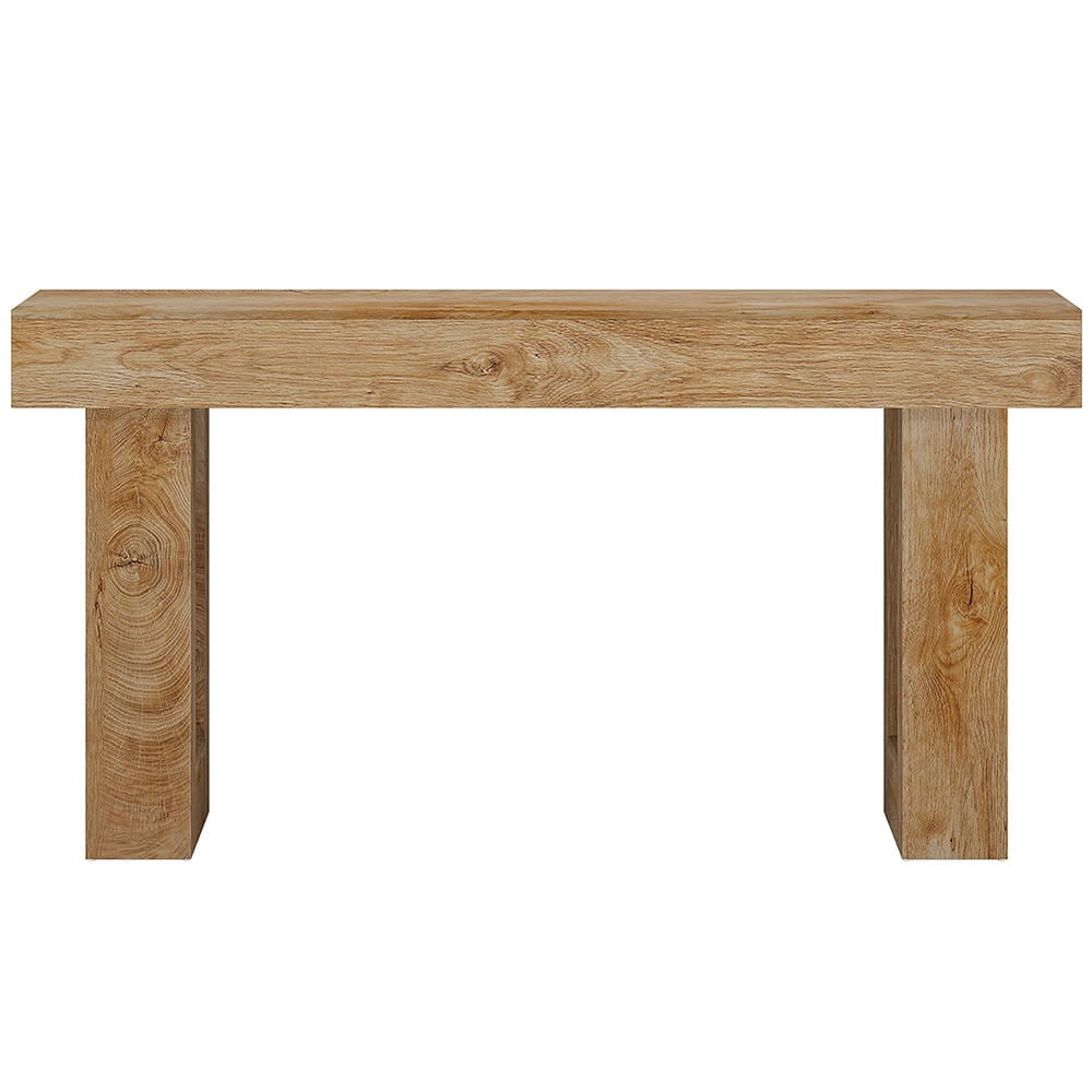 Barara King Console Table, Entryway Table, Console Sofa Table, Display Shelf,63-Inch Console Table, Farmhouse Wooden Sofa Table Entryway Table, Brown