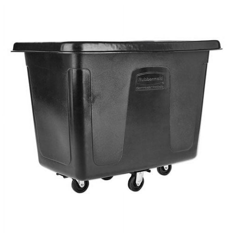 Cube Truck, 59 gal, 300 lb Capacity, Plastic, Black Cube Truck, 59 gal, 300 lb Capacity, Plastic, Black