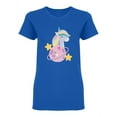 thumbnail image 1 of Unicorn Portrait Dream Shaped T-Shirt Women -Image by Shutterstock, Female Small, 1 of 2