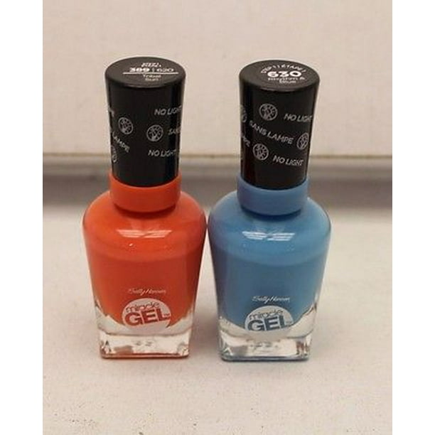 Sally Hansen Miracle Gel Nail Polish, Tribal Sun & Rhythm and Blue, oz Sally Hansen Miracle Gel Nail Polish, Tribal Sun & Rhythm and Blue, oz