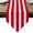 Red, variant on Blue Striped Table Runner Linen Burlap Table Runner 108 Inches Long Contemporary Abstract Horizontal Lines Dresser Scarves for Kitchen Island Coffee Dining Room Party Wedding Holiday Decor 13"x108"