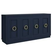 Twin Star Home 15.5 in. D Buffet Sideboard TV Stand for TVs up to 70 in, Modern Navy