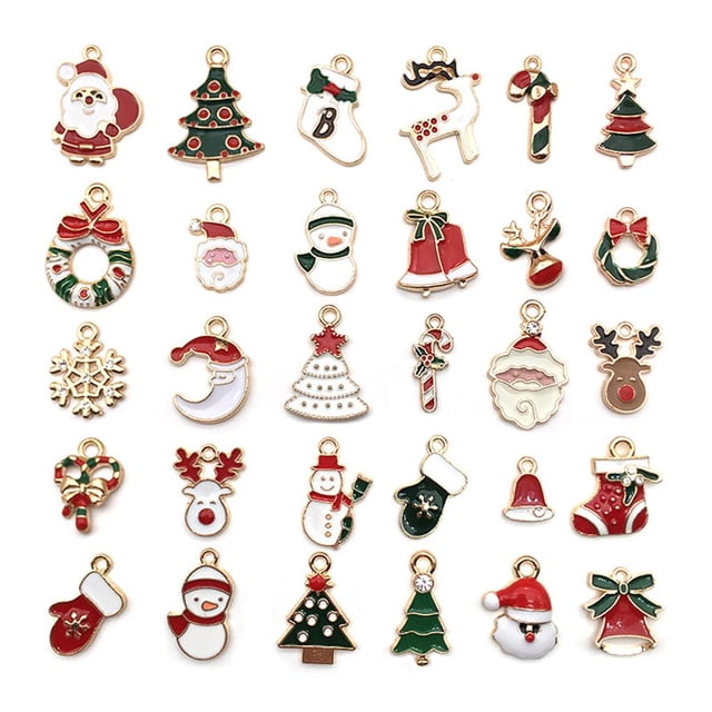 Billuyoard 30 piezas, collar para mujer, pendiente, colgante de aleación, diadema para niñas, diadema, decoración colgante, accesorios para Kits de decoración para fiestas