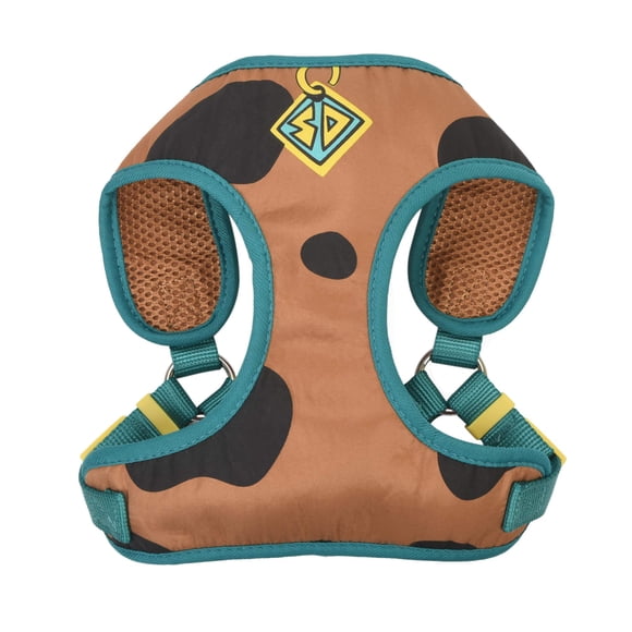 Scooby Doo Dog Harness, Medium - Soft and Comfortable - Warner Brothers Scooby Doo No Pull Tan and Blue Dog Harness - Cute Dog Harnesses for Medium Dogs