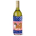 thumbnail image 1 of ""Caroline'S Treasures Usa Patriotic Pekinés Botella De Vino Aislante Para Bebidas Hugger 750 Ml Multicolor"", 1 of 1