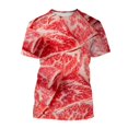 thumbnail image 1 of Mode Été T-Shirts Graphiques Bœuf Frais pour Hommes Amusants Hip Hop harajuku Imprimés Col Rond Manches Courtes Hauts, 1 of 5