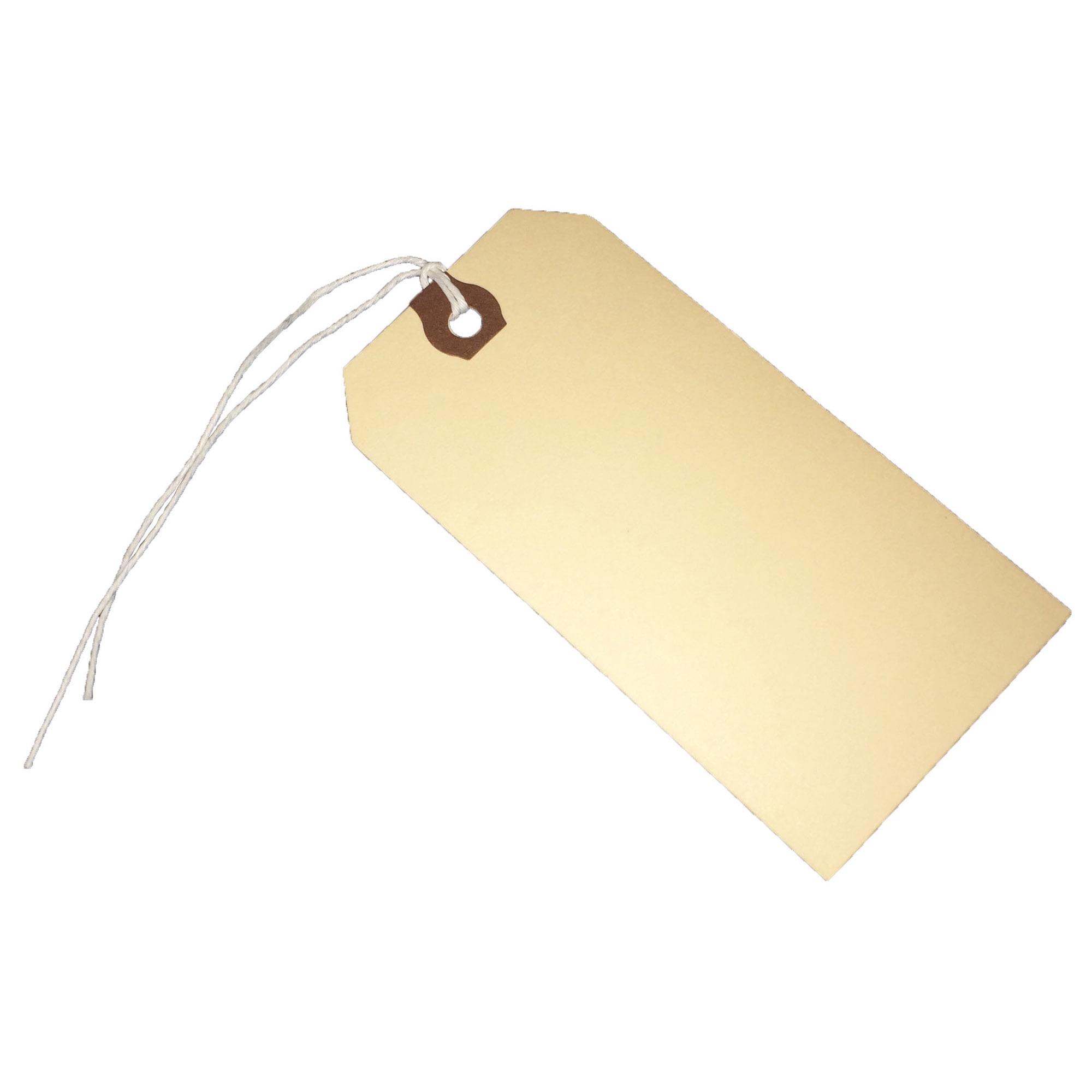 Amram Strung Shipping Tags and Hang Tags, 4 3/4in x 2 3/8in, 100 Tags