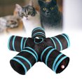 thumbnail image 1 of BRIGHTFUFU 1Pcs Dog Agility Tunnel Black Polyester Foldable Design Small Tunnel for Pets, 1 of 6
