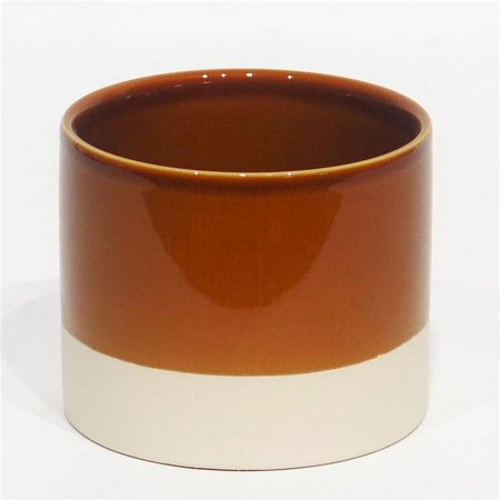 Umber Brown Top with Light Brown Bottom Planter