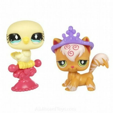 Dover Cast - Littlest Pet Shop Pet Pairs Orange Cat and Yellow Dove