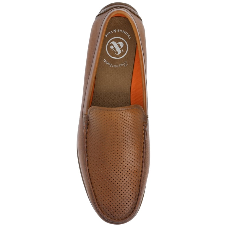 FASHION | mens tri-tone 10 leather driver slip on Vintage coach loafers 10 - Gem main image 4