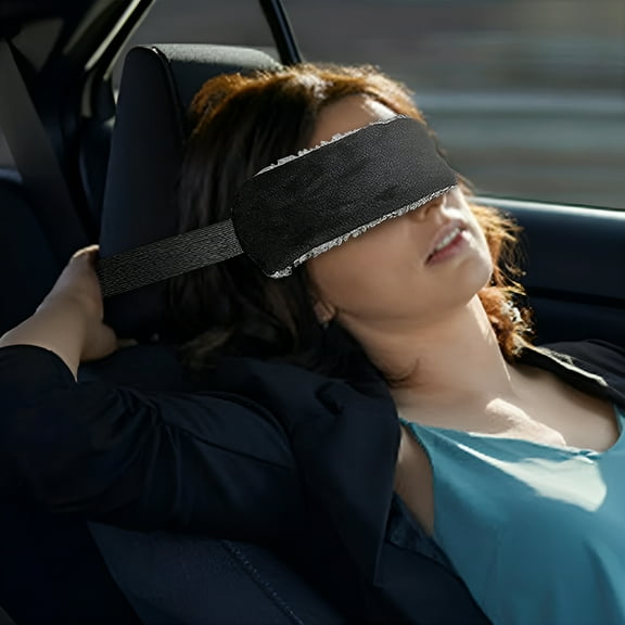 LAMIRO Neck Support Pillow for Travel, Adjustable Head Support Pillow for Airplane, Car, and Home