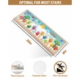 thumbnail image 4 of Stair Treads for Wooden Steps, Colorful Love Heart Hand Peel and Stick Stair Treads with Adhesive, Rainbow Sky Cartoon Kids Hands Non Slip Indoor Stairs Runner Rugs Mats for Elders Dogs 8"x30"10PCS, 4 of 7