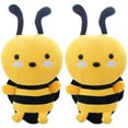 thumbnail image 1 of KAKOWELY 2 piezas de peluche de abeja, almohada de peluche, juguete de abeja decorativo., 1 of 5