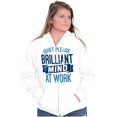 thumbnail image 4 of Billiant Mind Autism Awareness Unisex Fleece Graphic Zip Up Hoodie Brisco Brands 3X, 4 of 5