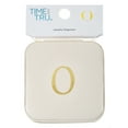 thumbnail image 2 of Time and Tru Jewelry Organizer, Ivory with Gold Initial, Letter O, 2 of 3