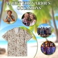 thumbnail image 6 of Netecom Bread Pattern Hawaiian Shirt for Men, Vintage Style, Button Down Summer Beach Short Sleeve, S-5XL, 6 of 6