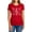 Red, variant on Space Ghost Coast to Coast Women's T Shirt, Athletic Heather, 2X-Large