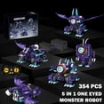 thumbnail image 3 of Remocguys 5in1 Monster Robot Building Set with Remote Control Compatible with Lego Robotics Stem Toys for Ages 8-13 Boys, 3 of 7