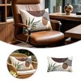 thumbnail image 1 of MKHSQHDG Today's Deals Boho Abstract Tropical Lumbar Cover Mid Modern Leaf & Geometric Print Throw Soft Rectangular Cover for Living Room Bedroom Sofa and Boho Home, 1 of 6