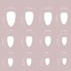 thumbnail image 3 of Press on Nail,Fake Nail Stick Glues on Nail False Nail Acrylic Nail Artificial False Nail for DIY Nail Art Designs, 3 of 4