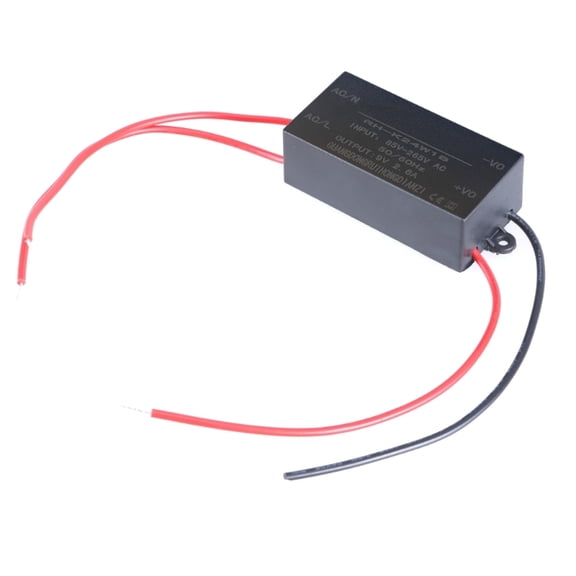 Power Regulator Converter Module Voltage Reduce Adapter Convert AC85V-265V to DC9V2.6A for Surveillances Cameras Router