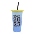 thumbnail image 7 of Way to Celebrate Graduation Gift Color Change Tumbler Light Blue to Dark Blue 2023 Plastic Material, 7 of 7